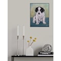 Miniatyrbillede 2 af 2: Border Collie Hvalp MultiColor 21x30 cm