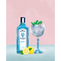 Miniatyrbillede 2 af 2: Gin Cocktail MultiColor 30x40 cm
