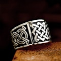Miniatyrbilde 1 av 3: Ring - Norse Mythology - Ring with The star of Lada #7