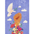 Pikkukuva 1 / 2: Feminist Fist MultiColor 70x100 cm