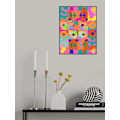 Miniatyrbild 2 av 2: Neon Peru Pattern MultiColor 21x30 cm