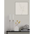 Miniatyrbillede 1 af 2: Beige Abstract MultiColor 50x70 cm