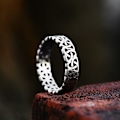 Miniatyrbilde 4 av 4: Ring - Norse Mythology - Eternity knots whit smooth surface #13