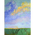 Miniatyrbillede 1 af 2: Df1902touchingthesky MultiColor 70x100 cm