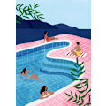 Pikkukuva 2 / 2: Pool Ladies MultiColor 70x100 cm