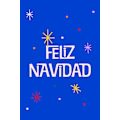 Miniatyrbillede 2 af 2: Feliz Navidad MultiColor 70x100 cm