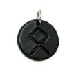 Pikkukuva 1 / 5: Handmade pendant with nordic rune made of swedish leather