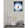 Miniatyrbild 1 av 2: Autumn Trees Reflected Blue Lake MultiColor 70x100 cm