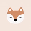 Miniatyrbilde 2 av 2: Blush Fox MultiColor 21x30 cm
