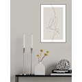 Miniatyrbillede 2 af 2: Brun Abstrakt MultiColor 50x70 cm
