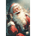 Pikkukuva 2 / 2: Laughing Santa MultiColor 70x100 cm