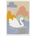 Miniatyrbild 1 av 2: Swan In Lake MultiColor 21x30 cm