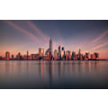 Miniatyrbild 1 av 2: Lower Manhattan At Dusk MultiColor 21x30 cm
