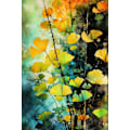 Pikkukuva 1 / 2: Ginko Biloba Leaves 14 MultiColor 50x70 cm