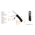 Pikkukuva 2 / 2: Ruike LD31-B Multitool / folding knife Black