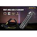 Miniatyrbillede 7 af 7: SPERAS M2R flashlight/ Headlight Black
