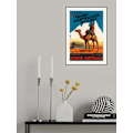Miniatyrbillede 2 af 2: Trans Australian Railway Poster MultiColor 21x30 cm