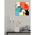 Miniatyrbild 1 av 2: Ecken 2 Kopie MultiColor 50x70 cm