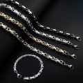 Miniatyrbilde 2 av 4: Chain necklace Silver/gold 4mm*75cm
