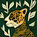 Miniatyrbild 2 av 2: Tiger In Profile MultiColor 30x40 cm