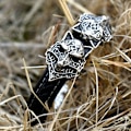 Pikkukuva 3 / 3: Bracelet - Norse mythology - Odin's two wolves Gere and Freke 18cm
