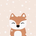 Miniatyrbild 2 av 2: Snow A Fox MultiColor 30x40 cm