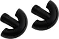 2 stk. poolvandlufterdyser - 3/4\" gevind ABS springvandshoved - sort Black
