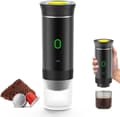 3-i-1 Uppladdningsbar Espressomaskin - Multi-Kapsel Svart Black