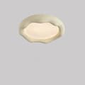 Beige molnformad LED-taklampa i harts - Ögonskydd Originaldesign för vardagsrum sovrum restaurang Beige