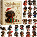Adventskalender 2026 gravhund – 24 dage, 2D-samlerobjekter med juletema
