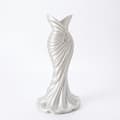 Aftonklänning Skulptural Vas - 3D-printad Minimalistisk Entré Vit White