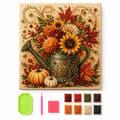 Diamond Painting Frame Wheelbarrow Autumn - Beads Rhinestones Beginners Style 5