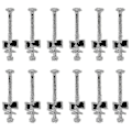 Miniatyrbild 3 av 5: Bazhou 12-pack studsmattespacer med skruvar för att fixa studsmattan - reservdelar för studsmatta, barns studsmatteskruvar, fallskydd