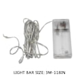 Miniatyrbillede 3 af 5: Julepynt LED Lysstreng, Batteridrevet Lysstreng Til Indendørs Og Udendørs Dekorationer Bryllupper, Hjemmefester, Jul. (blå)