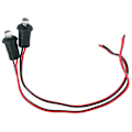 Miniatyrbild 3 av 5: 2 st 12v Blå Blinkande Dummy Falskt Billa larm Instrumentpanel Montering Led Ljus Motorcykel Tillbehör