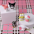 Miniatyrbild 5 av 5: 6 st Kuromi-figurer med kattungar, leksaker, modelldockor, prydnader, bordsdekoration för barn, presenter