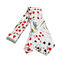 Pikkukuva 1 / 3: Miesten musta solmio Las Vegas -kaulaliinat Kasino-solmio Pokeri-noppasolmiot Liikesolmio Työkaulusolmiot
