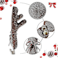 Miniatyrbilde 3 av 4: Reinsdyr Julehorn til Biler - Bilsett med LED-lys, Nese, Hale, Topp & Grill, Rudolph Reinsdyr Jin