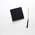 Miniatyrbillede 2 af 5: Sort Student Graduation Hætte og Graduation Sash Mortarboard Hat Graduerede Festartikler Den bedste
