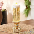 Miniatyrbilde 4 av 5: LED-lys Julelys Juleblanding Flammeløs -vennlig Skrivebordslysende Ornament Med Stativ Dekor