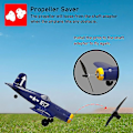 Miniatyrbild 4 av 5: Volantexrc 761-8 F4u Corsair /761-9 T28 Flygplan Reservdelar Propeller Och Prop Saver Set