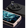 Miniatyrbild 2 av 5: Skal för Oneplus Open, Hårt PC Stöttåligt Telefonskal Matt Slim Skyddande Fodral Vikbart Skal för Oneplus Open