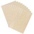 Miniatyrbilde 1 av 4: 10 x Kryssfinerplater, A3 Trepanel, FretSag Tre for DIY Snekring, Laserbehandling, Modellbygging, 300 x 200 x 2 mm