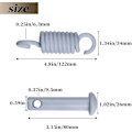 Miniatyrbild 3 av 5: Hammock Chair Ultimate Hanging Kit - Nest Egg Hammock Chair Spring Pin Plug Hardware- 500lb Hammock Chair Hanging Kit För Hängande Korgstolar Hammock