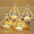 Miniatyrbillede 3 af 5: Festlig Lanterne Camping Ornament Langtidsbrug Børne Portable Natlys Julelanterne til P