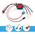 Pikkukuva 2 / 4: 35A Harjaton ESC Elektroninen Nopeudensäädin Vedenpitävä 1/14 1/16 Kauko-ohjattava Auto Maastoauto