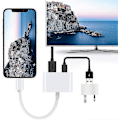 Pikkukuva 4 / 4: HDMI-sovitin, HDMI-sovitin iPhonelle 1080p Lightning Digital AV -sovitin, HDMI-synkronointiruutu HDMI-liitin iPhonelle ja iPadille