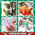 Miniatyrbild 5 av 5: Julgranspynt i Klar Plast, Lökform, Julpynt, Plastjulpynt för Jul