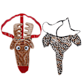 Miniatyrbillede 1 af 2: 2 stk. Briefs Mænd Underbukser Mænd T- Back Thongs Mænd Sele Elefant G String T- String Thong
