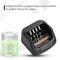 Miniatyrbild 5 av 5: 12V DC 1A CH10A07 Laddningsdocka för Hytera HYT Walkie Talkie Batteri